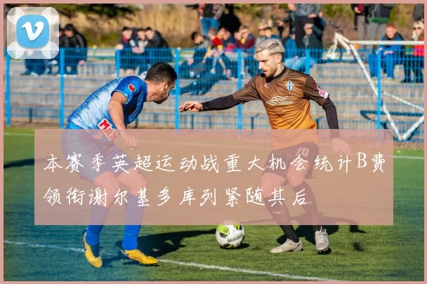 本赛季英超运动战重大机会统计B费领衔谢尔基多库列紧随其后
